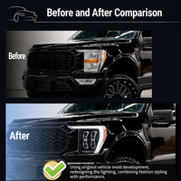 Phare LED complet pour pick-up F150 2021 2022 2023 avec feux de jour, feux de route, feux de croisement et clignotants
