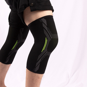 Rodillera Deportiva <span class=keywords><strong>de</strong></span> Baloncesto con Logotipo Personalizado, Protección Profesional, Flexible, Suave, Compresión Tejida - Product Image 4