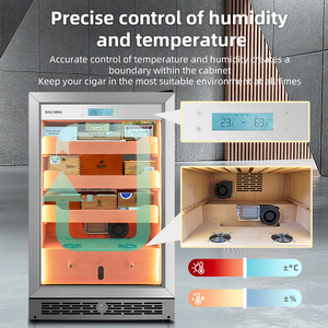 Cigar Humidor tủ với 800 miếng Công suất thép không gỉ nhiệt độ không đổi và độ ẩm điện Cigar Humidor - Product Image 6