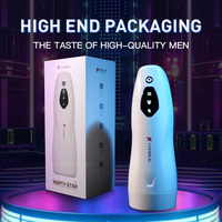 Tendance 2026 Masturbateur masculin à double moteur, 10 vitesses de poussée, 10 fréquences de vibration, avec fonction audio intelligente et chauffante, étanche, en gros