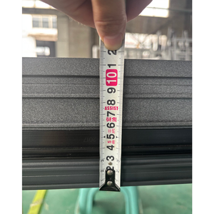 Porte de magasin moderne en verre trempé sans cadre en alliage d'aluminium, étanche, pour cave à vin, usage extérieur d'appartement, certifiée CE - Product Image 5