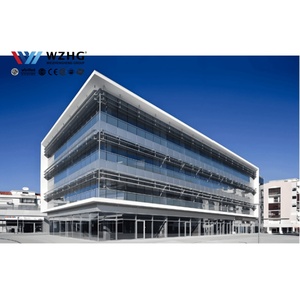 Edificio de Oficinas Prefabricado de Estructura de Acero Pesado de 2 Pisos con 30 m de Luz Libre, Servicios de Soldadura y Corte para Sedes Corporativas - Product Image 1