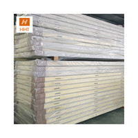 Panneaux sandwich en polyuréthane PU/PIR de 50 mm, 75 mm, 100 mm, 120 mm, 150 mm, 200 mm pour toiture, isolation des murs, chambre froide, congélateur