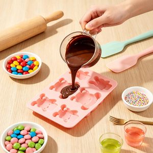 Moule de cuisson en silicone 3D personnalisé pour gâteaux de Noël - Product Image 3