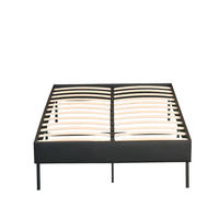 Plateforme métallique minimaliste moderne pour hôtel ou maison, base de lit, base de lit, cadre de lit pour chambre à coucher