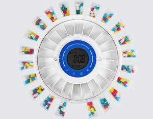 Boîte à pilules Wi-Fi, distributeur automatique de pilules à 21 compartiments avec alarmes, verrouillage et compartiments amovibles pour les personnes âgées - Product Image 5