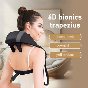 6D Nacken <span class=keywords><strong>massage</strong></span> gerät zur Schmerz linderung <span class=keywords><strong>Shiatsu</strong></span>-Schulter <span class=keywords><strong>massage</strong></span> gerät mit tiefem Gewebe und kabellosem Wärme knet <span class=keywords><strong>massage</strong></span> gerät für den Hals - Product Image 2
