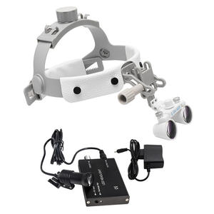 Teropong medis kaca pembesar 2.5x 3.5x Headwear Glasswear jenis teropong lup dengan lampu nirkabel teropong lup - Product Image 3