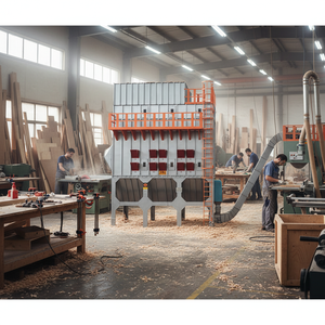 Aspiratore di Polvere Industriale per Falegnameria, Estrattore di Trucioli di Legno - Product Image 2