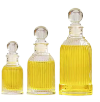 Bouteille en verre transparente style colonne romaine pour diffuseur d'arômes, flacon vide pour diffuseur d'aromathérapie, parfum d'intérieur, bouteilles de diffuseur à bâtonnets 50ml 100ml