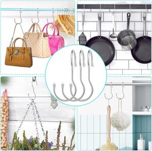 YHZNW Pack Handbag Hanger Organizer Metal <b>S</b> <b>Hooks</b> With Storage Bag Purse Hangers Bag <b>Hooks</b> Closet Large Size Closet Rod <b>Hooks</b> Fo - Product Image 3