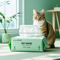 Lingettes de toilettage pour animaux de compagnie RDY, lingettes pour les oreilles des animaux de compagnie, gants de nettoyage pour animaux de compagnie, lingettes pour animaux de compagnie pour chiens, gants lingettes pour animaux de compagnie, lingettes pour animaux de compagnie