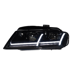 Nouveau phare 12V SXC pour Audi A4L 2009-2012, ensemble <span class=keywords><strong>de</strong></span> phares A4 LED, conversion à double faisceau, projecteurs, <span class=keywords><strong>feux</strong></span> <span class=keywords><strong>de</strong></span> <span class=keywords><strong>jour</strong></span>, clignotants - Product Image 1