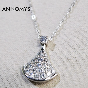 Conjunto <span class=keywords><strong>de</strong></span> pendientes <span class=keywords><strong>y</strong></span> <span class=keywords><strong>collar</strong></span> <span class=keywords><strong>de</strong></span> moissanita <span class=keywords><strong>de</strong></span> <span class=keywords><strong>plata</strong></span> 925 estilo Vintage joyería nupcial certificada GRA para aniversario regalo perfecto para ella - Product Image 5