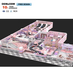 Aire de jeux intérieure en forme de maison de bonbons pour enfants, château gonflable souple pour centres commerciaux et parcs d'attractions – Vente directe - Product Image 2