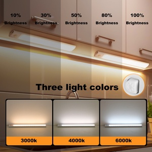 Lampes LED pour armoire de cuisine avec détecteur de mouvement, rechargeables, sans fil, pour meubles, placards, couloirs, alimentées par batterie - Product Image 4