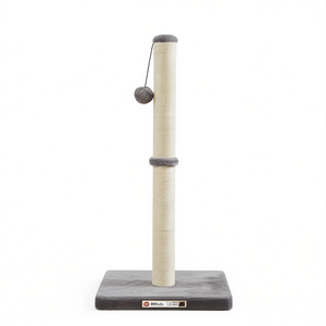 Rascador para Gatos Deli, Cuerda de Sisal, 1 Nivel, Diseño Minimalista, Base Estable, Uso en Interiores, Duradero, Patrón Sólido, Todas las Estaciones - Product Image 1