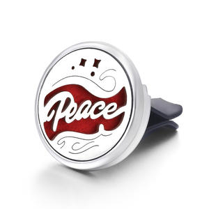 Clip de ventilation de voiture en acier inoxydable rond de 30 mm avec vis à torsion pour aromathérapie - Product Image 4