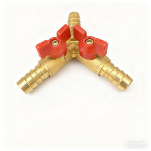 Raccord en T en cuivre de type Y, taille de port 1/2 pouce, pour distribution de gaz, vanne à boisseau sphérique pour gaz naturel - Product Image 2