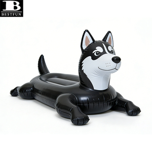 Île flottante géante Husky gonflable de qualité supérieure, transat aquatique durable, matelas pneumatique pour enfants et adultes - Product Image 4