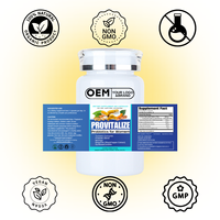 Complément alimentaire en capsules de probiotiques et prébiotiques pour femmes, extrait de curcumine, OEM/ODM, pour adultes, non destiné aux enfants ou aux femmes enceintes