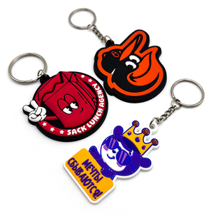 Llavero Promocional Personalizado al por Mayor, Anillo para Llaves, Diseño de Logotipo Gratuito, Forma 3D/2D, Llavero de Goma Suave con Letras de PVC Personalizado - Product Image 2