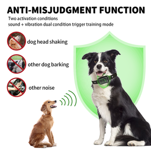 नया डिज़ाइन रिचार्जेबल स्टॉप बार्किंग डॉग कॉलर नो बार्क कंट्रोल कॉलर इनोवेटिव डॉग ऑटोमैटिक एंटी बार्क कॉलर - Product Image 2