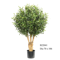 Plante Artificielle Verdure Olivier Petit Grand Bonsaï Vert avec Pot pour Extérieur Intérieur Maison Hôtel Décoration de Mariage