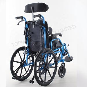 Silla de ruedas para niños CP, silla de ruedas plegable Manual de aluminio para niños y niños con parálisis cerebral, cochecito de bebé para necesidades especiales - Product Image 5