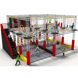 Khóa học Chiến binh Ninja đa cấp thương mại sân chơi trong nhà phiêu lưu công viên thể thao <span class=keywords><strong>Parkour</strong></span> Trò chơi thử thách vượt chướng ngại vật - Product Image 2