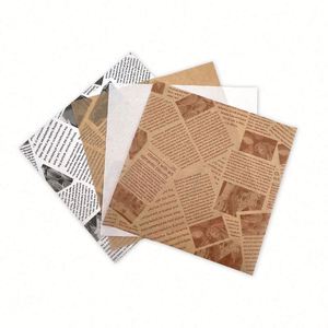Sacchetti di Carta Personalizzati con Logo, Impermeabili e Resistenti al Grasso, per Alimenti, con Stampa Tipo Giornale - Product Image 1