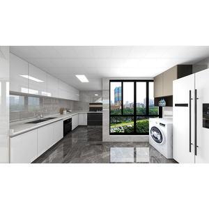 Juego de armario de <span class=keywords><strong>cocina</strong></span> a <span class=keywords><strong>precio</strong></span> de fábrica estilo minimalista muebles para el hogar armario de <span class=keywords><strong>cocina</strong></span> modular - Product Image 5