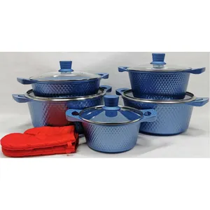 विशिष्टता 20/24/28/32 Housewares बरतन कास्टिंग गैर छड़ी एल्यूमीनियम Cookware सेट