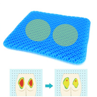 Coussin de siège en gel pour chaise de bureau, soulagement de la douleur au dos, de la sciatique, des hanches et du coccyx pour les longues sessions assises