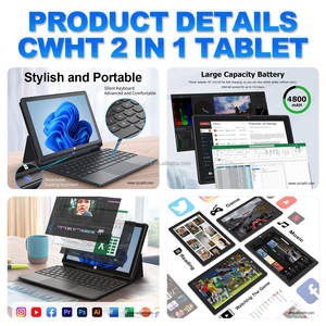 Tablet OEM de 10 Pulgadas con Windows 11, 8 GB de RAM, 256 GB de Almacenamiento, Pantalla HD IPS, WIFI, Tablet Educativa con Teclado, Ranura para SSD, Procesadores Intel para Estudiantes - Product Image 4