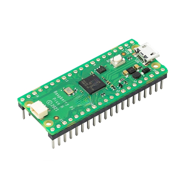 Original RP2040 Raspberry Pi Pico H 264KB RAM 2MB Development Board Flash Dual-core With GPIO SPI I2C UART ADC Controllable PWM