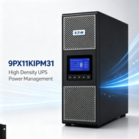 Eaton 9PX11KIPM31 10000Wh Onduleur en ligne pour utilisation monophasée en réseau/ordinateur, montage en rack, batterie de secours