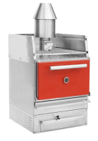 Four à charbon de bois professionnel en acier inoxydable 2-en-1, barbecue au charbon de bois pour restaurant CG-1L