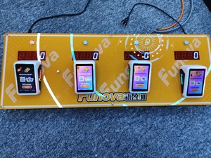 Lecteur de cartes de conception nouvelle, T12, affichage des publicités en veille, système FUNOVA, <span class=keywords><strong>machine</strong></span> d'arcade <span class=keywords><strong>à</strong></span> activation par carte pour centre de divertissement familial - Product Image 3