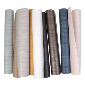 Modern Solid Color Living Room Bedroom Vertical Stripe Peel and Stick Wall Paper Waterproof Vinyl Wall Decoration Strip for Home