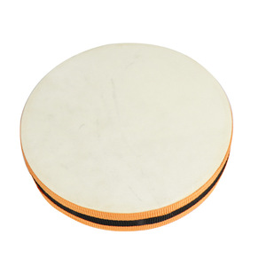 Tambour à main Orff en peau de mouton double face de 8 pouces pour enfants, instrument de percussion interactif pour performance, vente en gros - Product Image 1