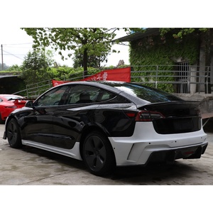 2017-2025 Car Modification Upgrade Gen2 Resin Body Kit Front Rear Bumper Lip <b>Engine</b> <b>Hood</b> Side Skirt for Tesla Model 3 - Product Image 5