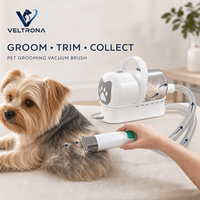 Kit de Toilettage pour Animaux 7-en-1 : Aspirateur, Tondeuse, Brosse et Épilateur pour Chien et Chat – Nettoyage des Poils – Vente en Gros