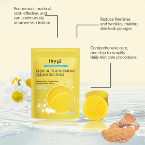 Tampons nettoyants pour le visage en coton réutilisables, carrés, doux, 40 pièces, papier humide pour <span class=keywords><strong>démaquillant</strong></span> - Product Image 3