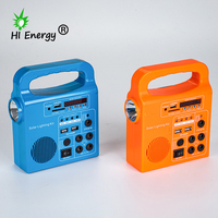 HiEnergy İç Mekan Taşınabilir Küçük Güneş Paneli Güçlü Led Işıklar Mini Ev Aydınlatma Sistemi Kiti Lityum İyon Enerji Depolama