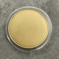 Moneda en blanco 40 50 45 oro plata moneda en blanco puede láser Moneda de latón macizo
