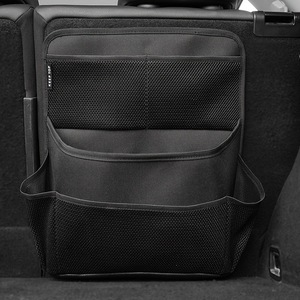 Car Seat Back Organizer Mesh Storage Bag 4-7 Pockets Oxford Cloth <b>Trunk</b> Hanging Travel Storage For General Cars - Product Image 4