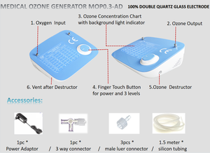 Máquina generadora de ozono para terapia Dental, máquina de Spa de ozono O3, alemana, Corona de descarga - Product Image 6