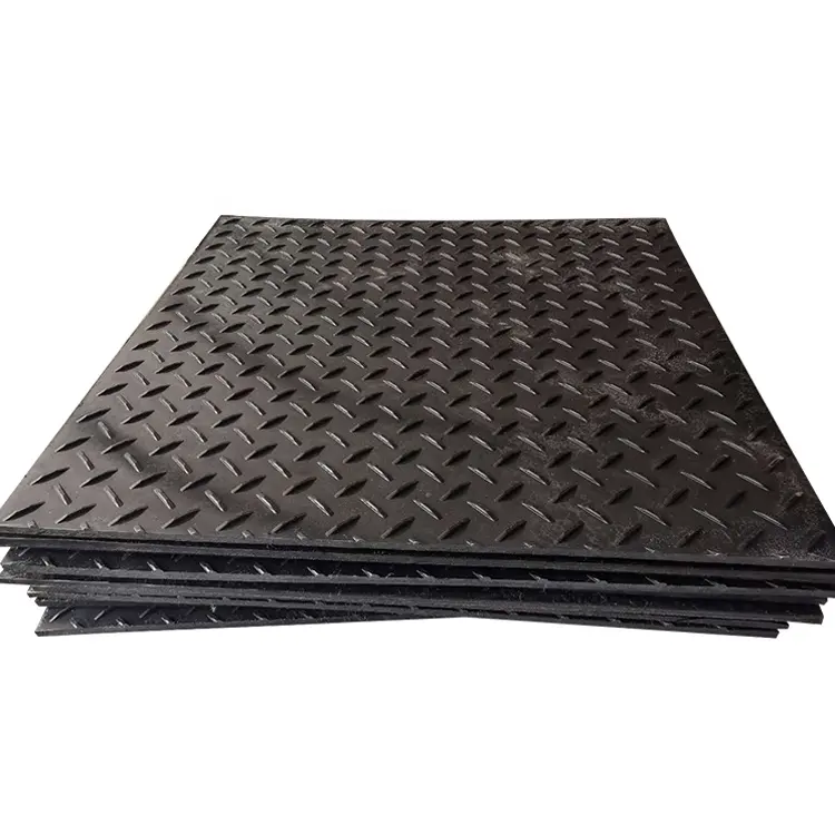 4x8 Hdpe Ground Protection Mats Muddy Pavement Road Mat Polyethylene Sheet For Transport Safety Anti-skid Outdoor