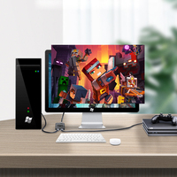 Commutateur DP VCOM haute définition 4K 60Hz vidéo audio 1.2V, répartiteur DP bidirectionnel 2 entrées 1 sortie, 1 entrée 2 sorties